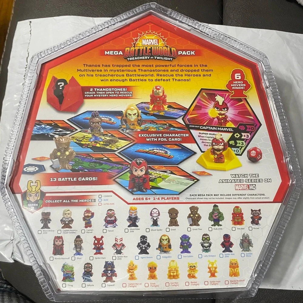 Marvel Battleworld Treachery at Twilight Adventure Game - Red and Yellow
